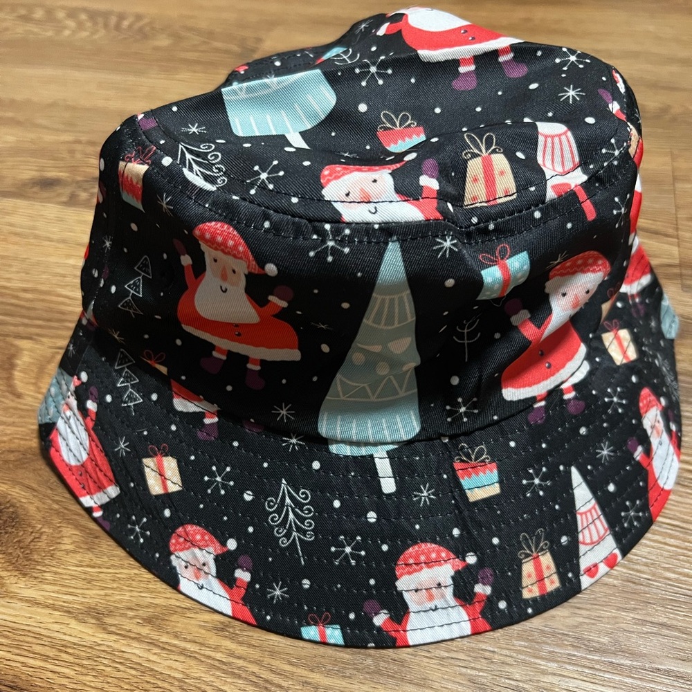 Festive Santa Bucket Hat